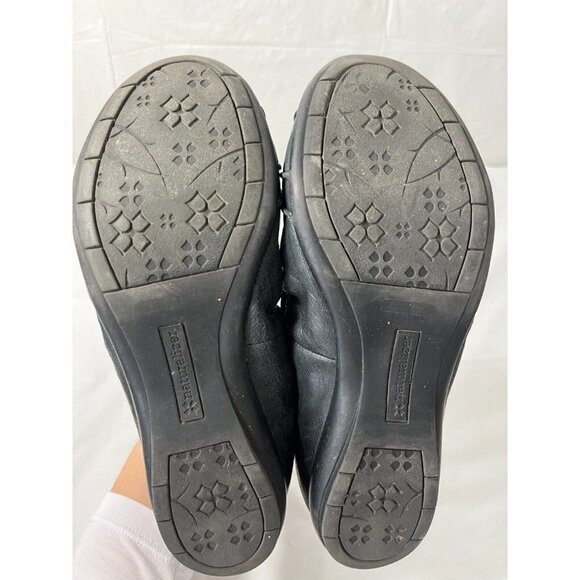 Naturalizer N5 Womens Ballet Flat black Leather Medallion Size 8 - Picture 7 of 12